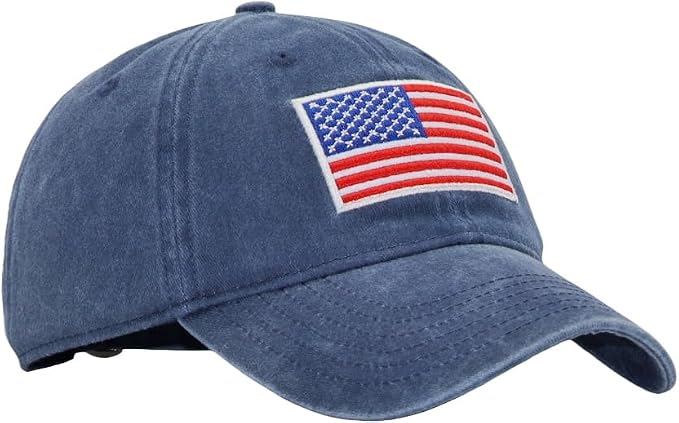 Gorro con bandera americana para adultos miniatura 3