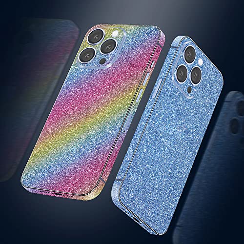 Sticker paillettes iPhone 14 Pro Max noir accessoire tendance soirée et miroir - 6