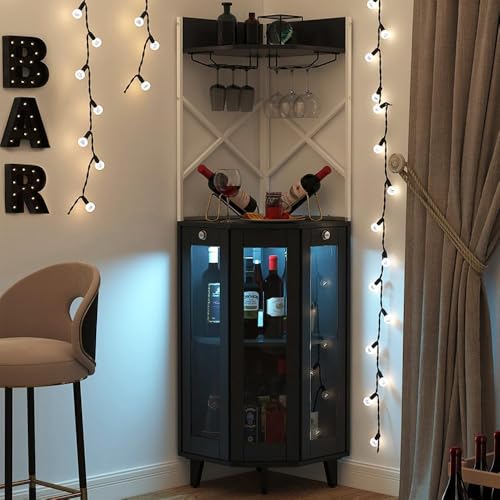 COCO DESIGN Corner Wine Cabinet