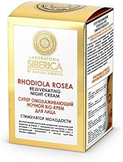 Anti-Aging Rejuvenating Night Organic Bio Cream with Rhodiola Rosea by Natura Siberica, 1.69 oz/ 50 ml
