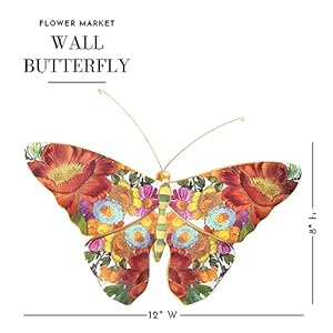 Mackenziechildsbutterflyhangingbutterflywalldecorflowermarket Urban Country Home Decor Mackenzie childs butterfly hanging butterfly wall decor flower market urban country home decor