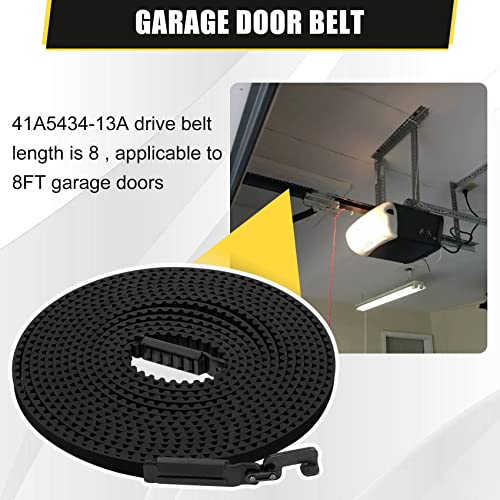 Image of Vanesa41A5434-13 Garage Door Belt 255 inch, Drive Belt for 8FT High Garage Door | 041A5434-13A Replacement Belt Compatible with liftmaster /Chamberlain /sentex Belt Models 3280, 2280, 2280R ,2500, 2580, 3580