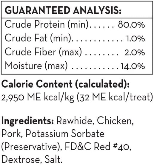 Dingo Meat in The Middle Rawhide Chew Bones Mini - 2.5" (7 Pack) - Pack of 3