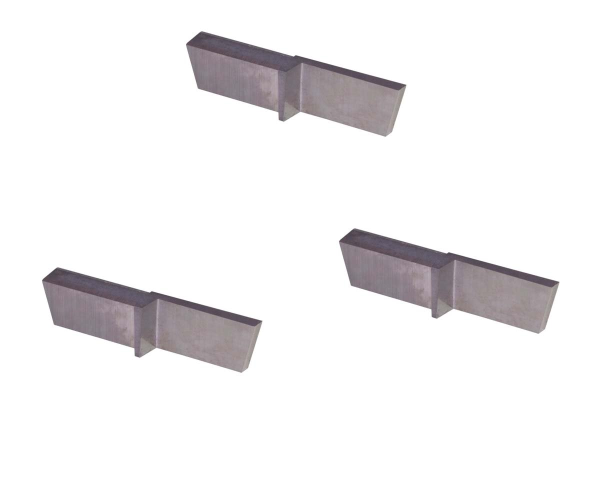THINBIT 3 Pack LGPT062D2R7L 'L' Series, Uncoated Carbide, Parting Insert for Steel, Cast Iron and Stainless Steel with Interrupted Cuts