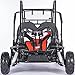MotoTec Mud Monster XL 212cc 2 Seat Go Kart Full Suspension Red