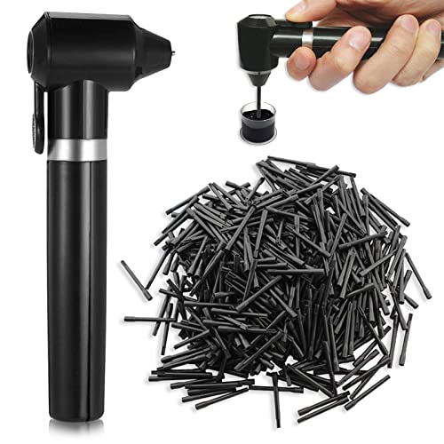 Ink Mixer Machine Set - Autdor Pigment Mixer Machine with 100Pcs Mixing Sticks Black Color Mixer Machine Ink Pigment Electric Agitator Machine for Permanent Makeup Eyebrow Microblading Supplies