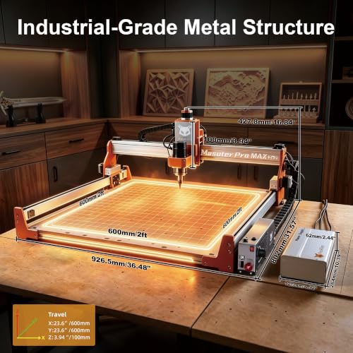Image of FoxAlien Desktop CNC Router Machine Masuter Pro MAX