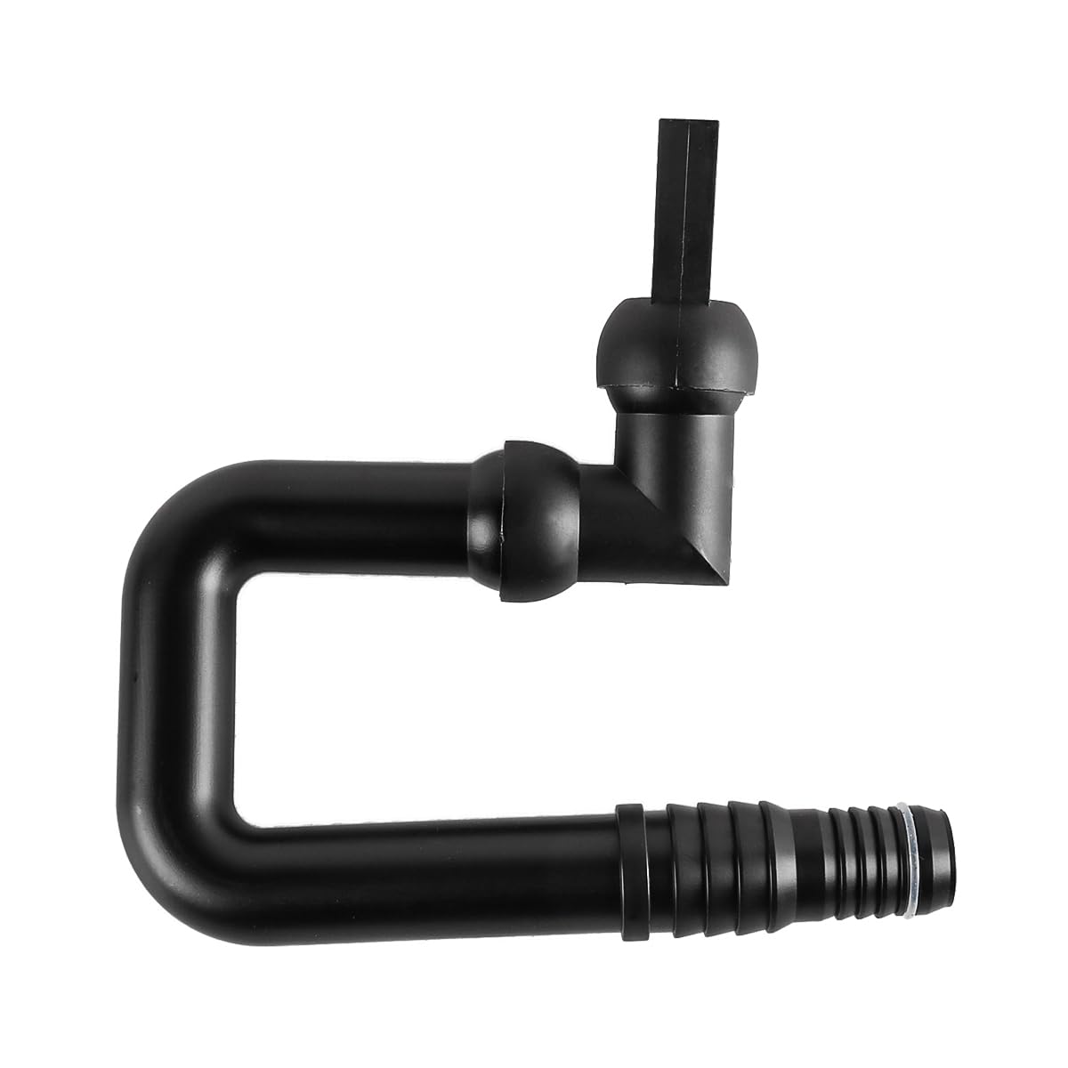 Laroal U Shaped Water Return Pipe Aquarium U-Shaped Water Outlet Plastic Duckbill Flexible And Free-Rotating Nozzle Suitable For Aquarium Water Pump