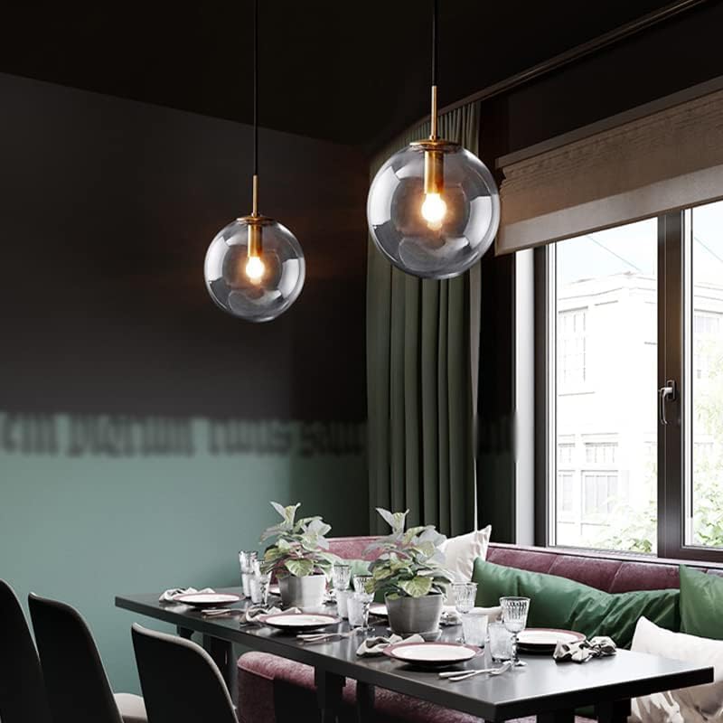 Image of Wall Lamp Chandelier Pendant Light, Home Decor for Bedroom, Living Room, Hallway, Cafe, Hotel, Restaurant (Black Hanging LAMP with LED Bulb Pack of 1)