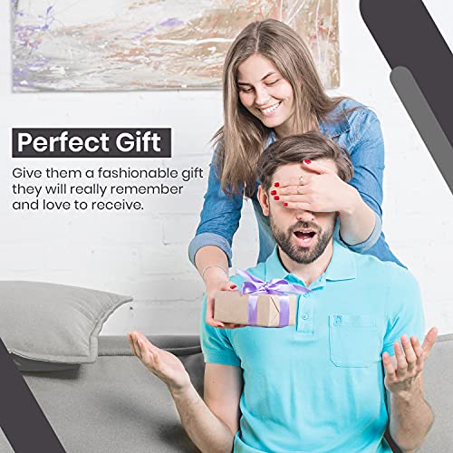 E Exenact Blue Pop-Up Wallet & Money Clip, **Minimalist**, Credit Cards Safe With Rfid Blocking And Metalic Clip Safely Holds Your Cash! Slim, Modern, Stylish Wallet New For 2022 #TOP6