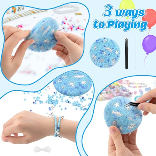 NACHLYNN 1 Stück Picking Pad Picky Pads Kit Skin Picking Fidget Toys for Trichotillomania Lindert Hautkratzen, Dermatillomanie, Stress und Angst für Erwachsene und Kinder (Ozeanblau)