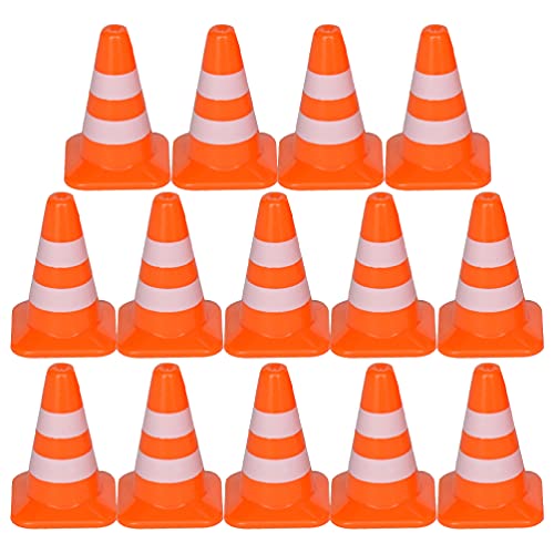 TOYANDONA 14 Stücke Miniatur Pylonen Set Kinder Leitkegel Kleine...