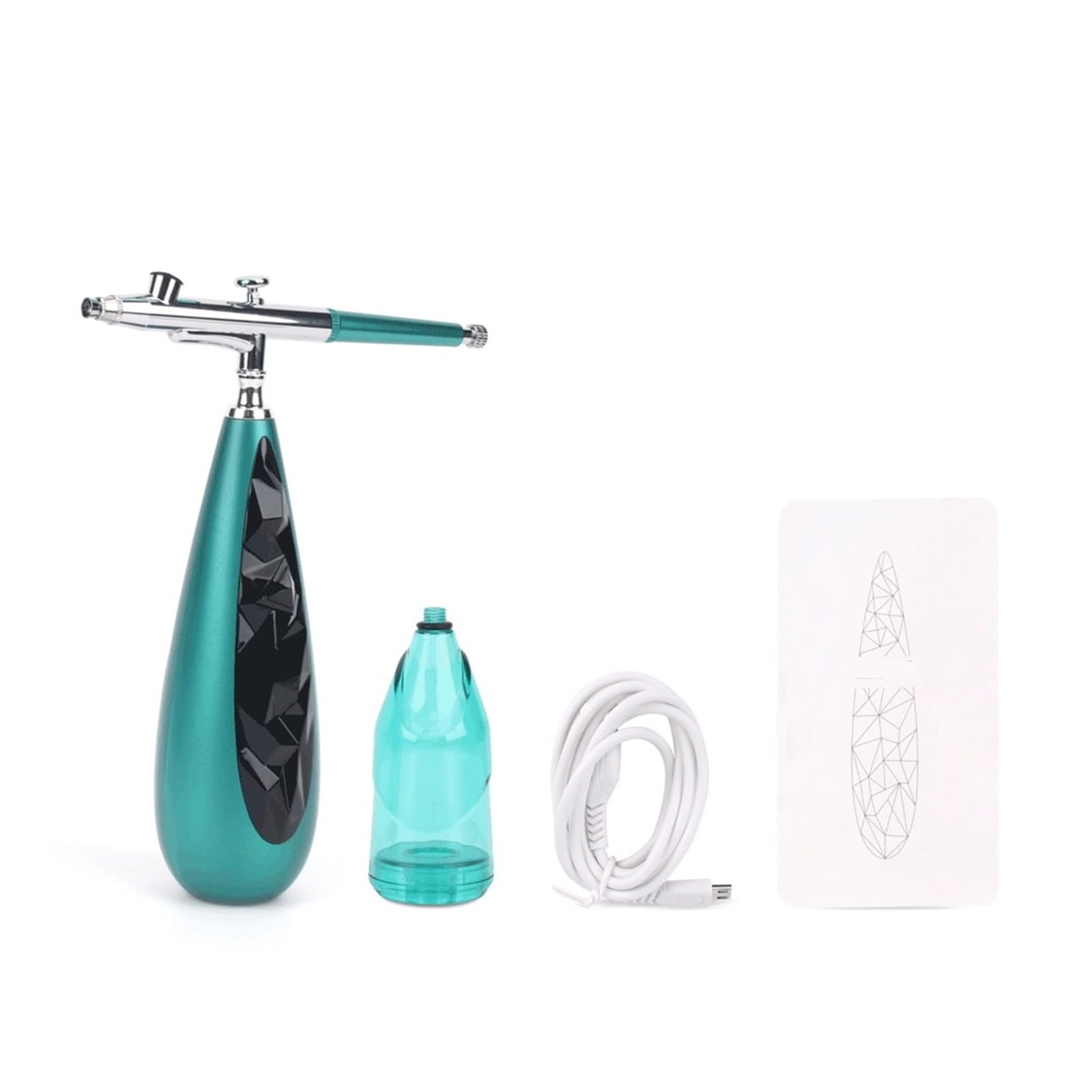 Airbrush Make-up Kompressor Gesicht Wasser Sauerstoff Sprayer Injektor Gesichtsfarbe Hautverjüngung Drahtlose Sauerstoffinfusion Mühelose Präzision Gleichmäßiger Sprühstrahl