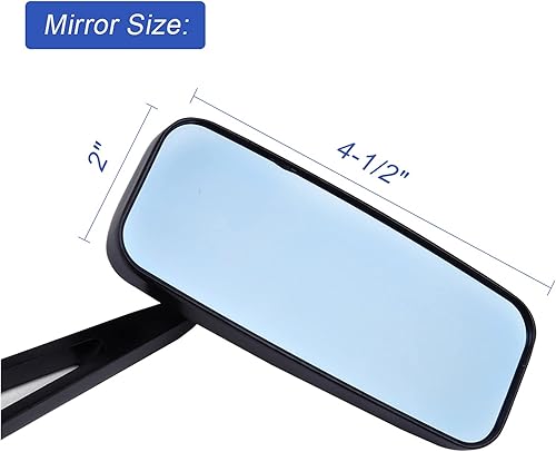 Miniatura 2 de Motorcycle Mirrors For Cafe Racer 8mm 10mm Universal Rearview Mirror Motorcycle Rear View Side Mirror Moto Electric Scooter Motorbike Accessories