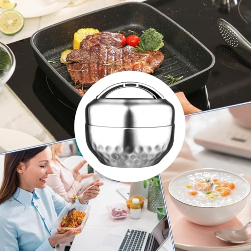 Tarro de comida isotérmica de 1L impermeable con doble pared de acero inoxidable y asa superior 5