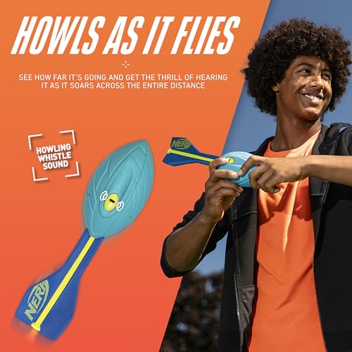 Nerf Vortex Aero Howler Neon Foam Football – Whistling view 5
