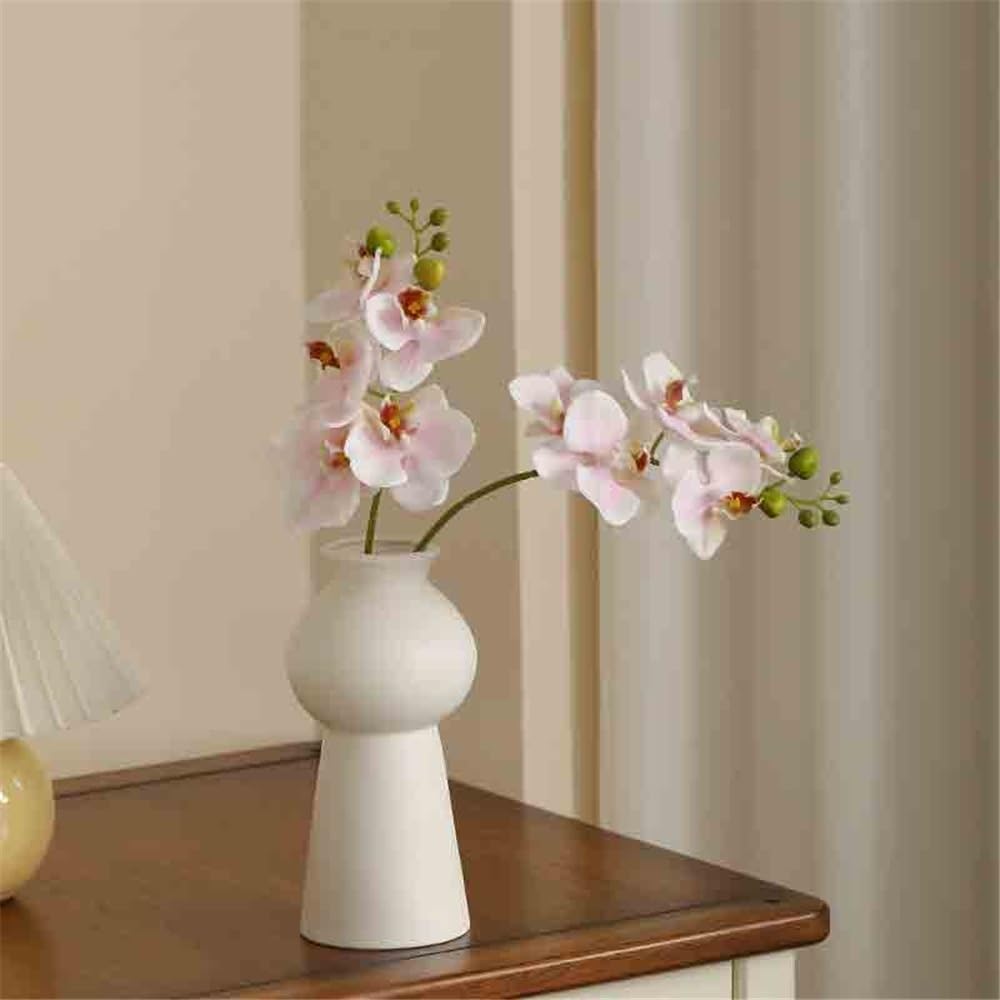Sztuczne kwiaty Różowe Phalaenopsis Symulowane Kwiaty Pojedyncze Sztuczne Salon Kompozycja Kwiatowa Pulpit