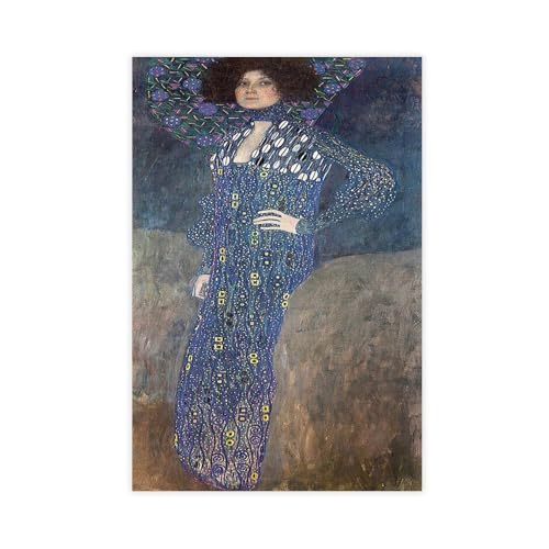 Toile Gustav Klimt salon et chambre pour créer un coin lecture apaisant
