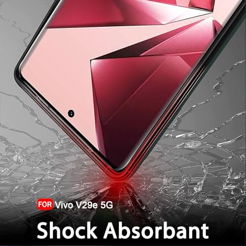 Image of TheGiftKart Sleek Back Cover Case for Vivo V29e 5G | Slim Fit Protective Design | Ultra Matte Finish | Camera Protection Bump | Soft Silicon Back Cover Case for Vivo V29e 5G (Black)