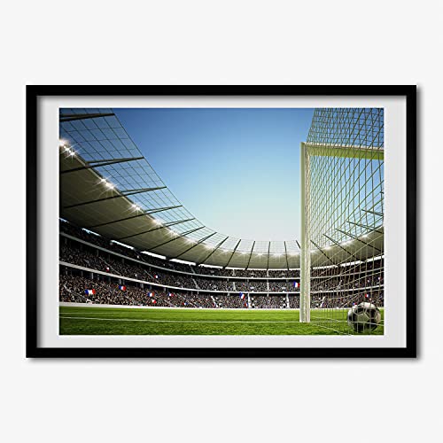 Cadre photo Stade De France 70x50 cm en bois MDF Tulup pour déco murale