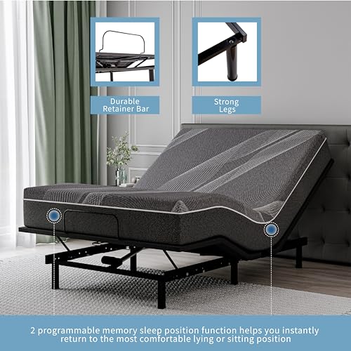 Image of Dyonery Adjustable Bed Frame Full Size Electric Adjustable Bed Base