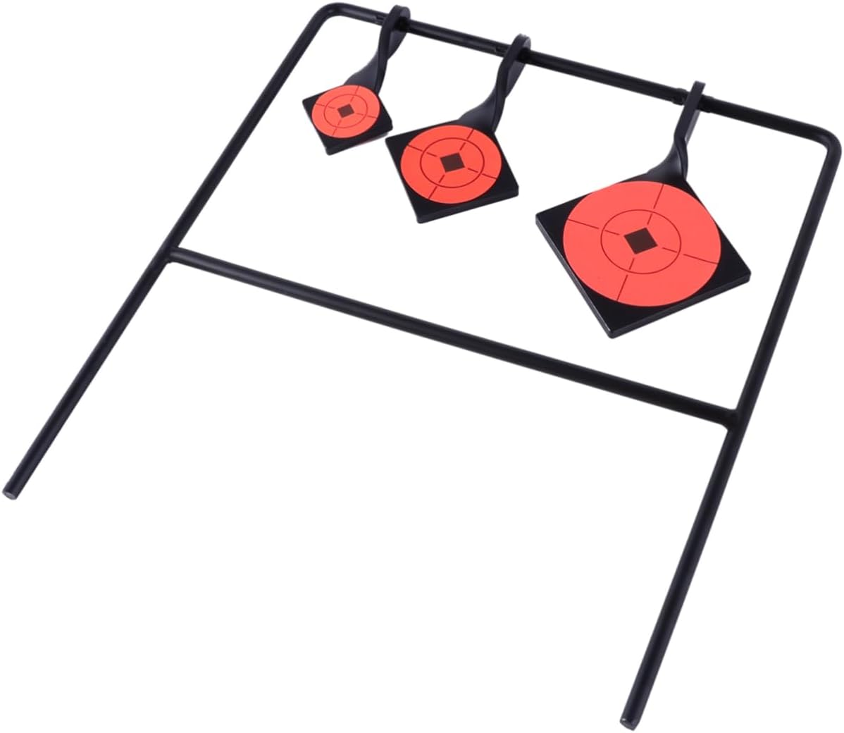 Three Heads Shooting Target Durable Carbon Steel Targets for Adults Compact Portable Design for Interactive Practice for Game Shooting Targets