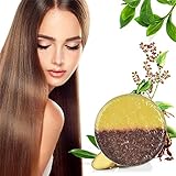 sfc 100% Natural Shampoo Bar for Hair, 2 in 1 Handmade Hair Darkening Solid Shampoo Bar, Anti-Dandruff Hair Growth for Damaged Hair (1pcs)