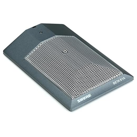 Shure Beta 91 a Stage/Performance micrófono con inalámbrico Azul – Microphones (Stage/Performance micrófono, -48,5 DB, 20 – 20000 Hz, cardioide, 3,8 MW, con Alambre)