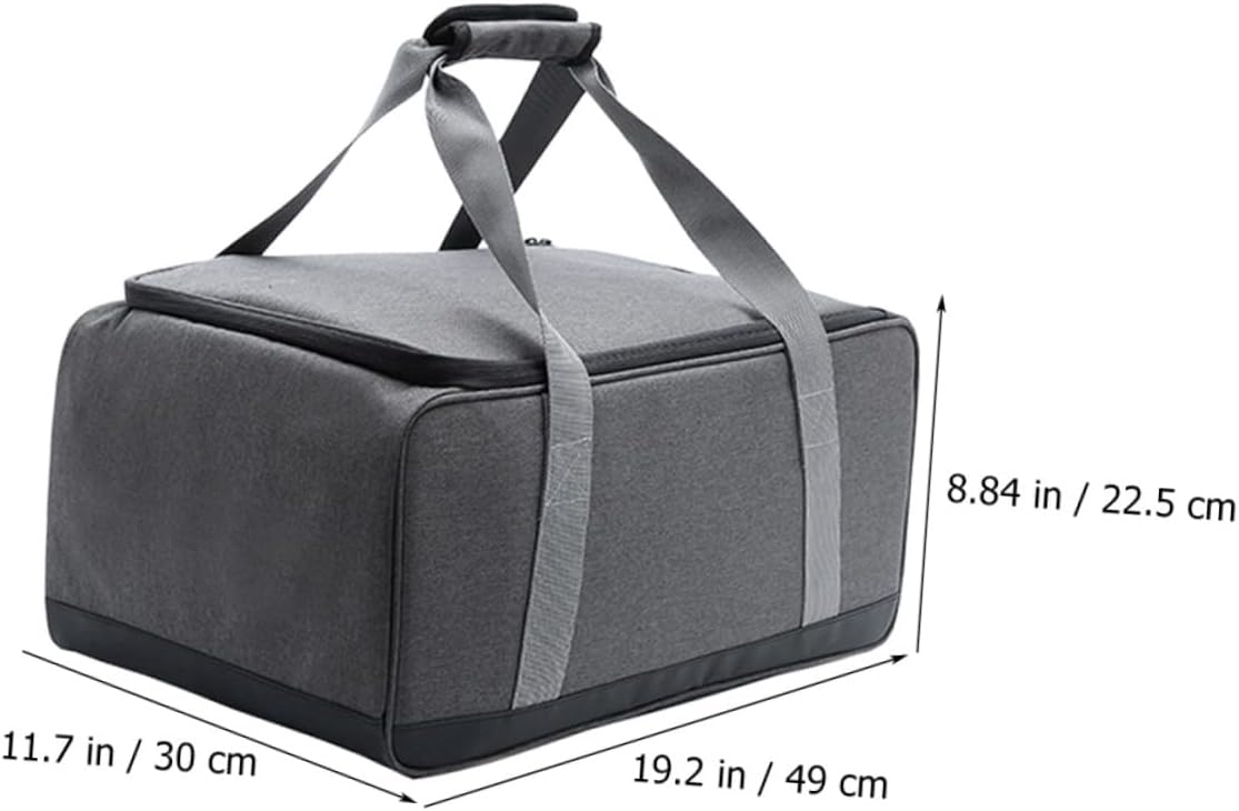 Zerodeko Camping Cookware Bag Heavy-duty Oxford Cloth Utensil Organizer Lid Portable Storage Pouch for Camping Stove and Outdoor Cooking Essentials