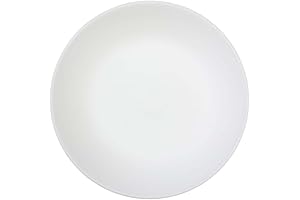 Corelle 22 cm Vitrelle Glass Winter Frost White Luncheon Plates - 6 Pack