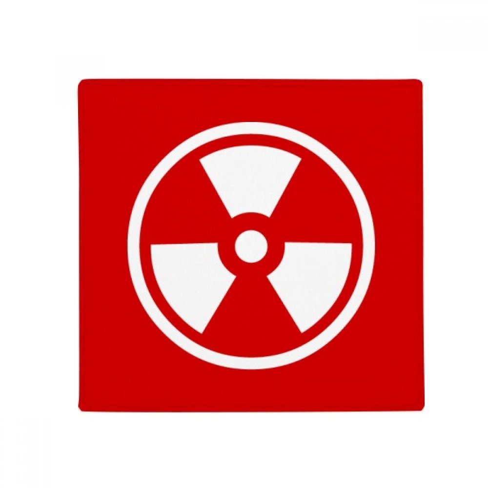 Tapis original 80cm motif radiation rouge, cadeau pour la maison