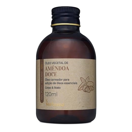 Óleo Vegetal Amêndoa Doce Via Aroma - 120ml