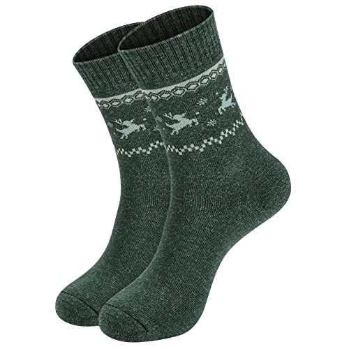 Ninetofivelife Pack Of 4 Winter Warm Thick Wool Socks Women Socks Hiking Socks Outdoor Recreation Socks For Women Christmas Socks Soft And Comfortable Terry Socks New 2022 #TOP5