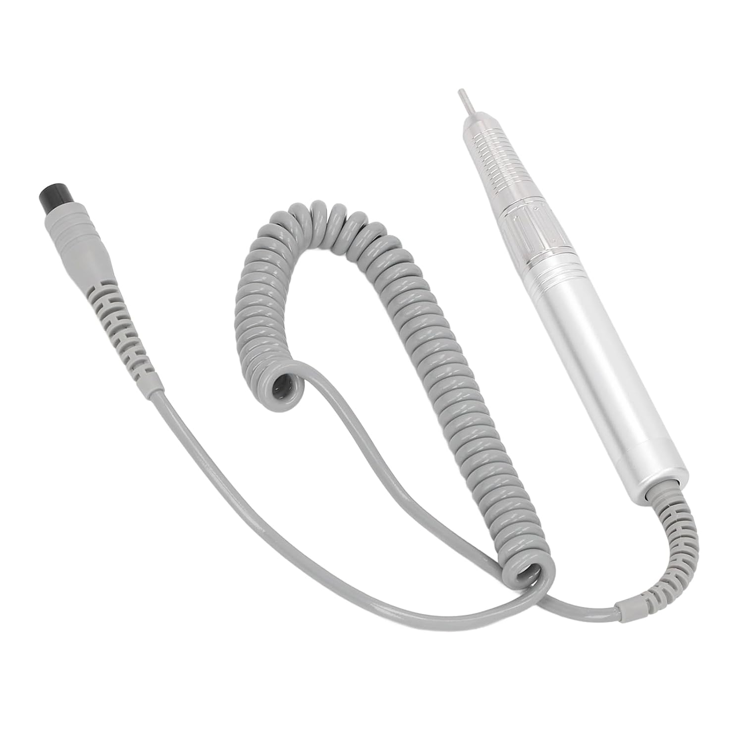 Nail Drill Handpiece Replacement,Adjustable High Speed Quiet Replacement Handle,Nail Drills Handle Machine,for Nail Polishing Machine (Silver)