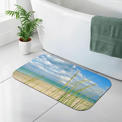 Tapis de bain à diatomées antidérapant au séchage rapide - 4