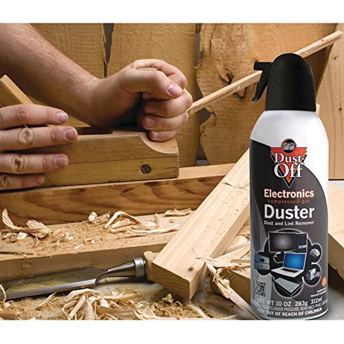 Falcon Safety Dust Off DPSXLRCP Compressed Gas, 10 Oz, Pack of 12 - Thumbnail 6