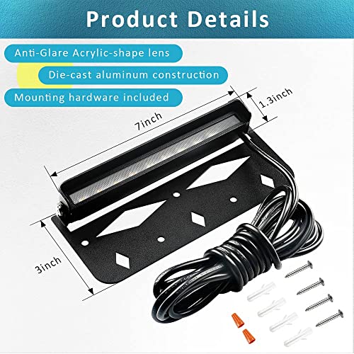 Teekuv 4-Pack 7 Inch 1.8W Led Hardscape Lighting, Retaining Wall Lights Ip65 Waterproof Paver Lights, 12V Ac/Dc Low Voltage Outdoor Lights, Soft White 2700K, Etl Listed 50,000 Hours Lifespan #TOP2