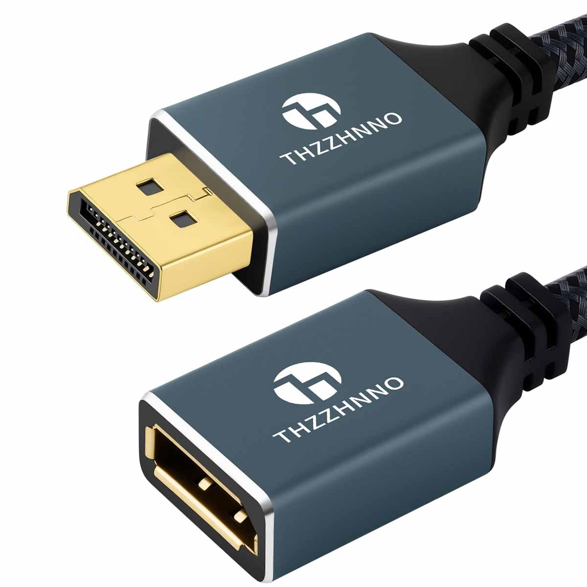 Kabel Przedłużający DisplayPort 5M, Kabel DisplayPort 4K Męski do Kobiecy 4K@60Hz dla monitora gier, grafiki, komputera