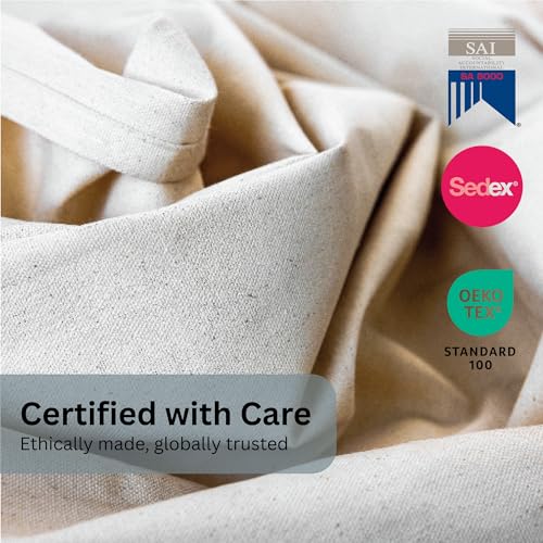 4x5ft Recycled Cotton All Purpose Canvas Tarp Cover Painter Drop Cloth-1Pk by TOPCOTTON - Used condition - Image 2