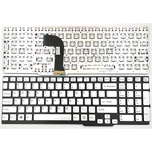 New For Sony VAIO SVS15119FJ/S SVS1511AGXB SVS1511AJ SVS1511BFXB SVS1511CFXB SVS1511DGXB Laptop Keyboard US Silver laptop accessories
