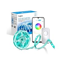 Tapo L900-5 Striscia LED Smart Wi-Fi 5m, Controllo Vocale Compatibile con Alexa e Google Assistant...