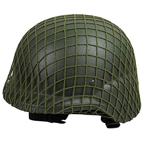 Acogedor Helmet Net, Army Green Nylon Helmet Camouflage Net Cover for M1 M35 M88 MK1 MK2 Helmet Cover