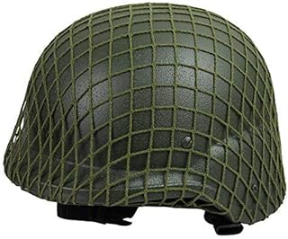 Acogedor Helmet Net, Army Green Nylon Helmet Camouflage Net Cover for M1 M35 M88 MK1 MK2 Helmet