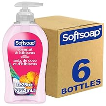 Softsoap Coconut & Hibiscus Scent Hydrating Liquid Hand Soap, Liquid Hand Soap, 11.25 Fl Oz Pack of 6