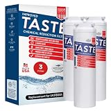 Clear Choice Taste Filter Replacement for Whirlpool UKF8001 WF50 Filter Compatible with EDR4RXD1 EFF-6013A FILTER4A FILTER4 Refrigerator Water Filter, NSF/ANSI 42, Box of 3, Made in the USA