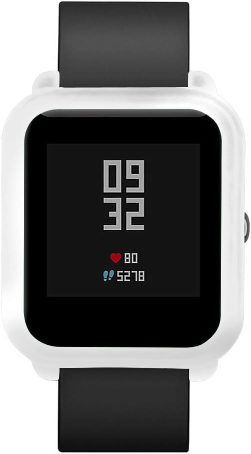 Amazon.com: YUUAND Funda inteligente para reloj juvenil Amazfit Bip Watch  Cover Case Case Soft TPU Protección Silicona Full Case : Celulares y  Accesorios