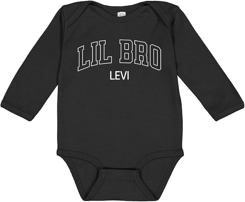 Lil Bro Levi Long Sleeve Baby Infant Bodysuit