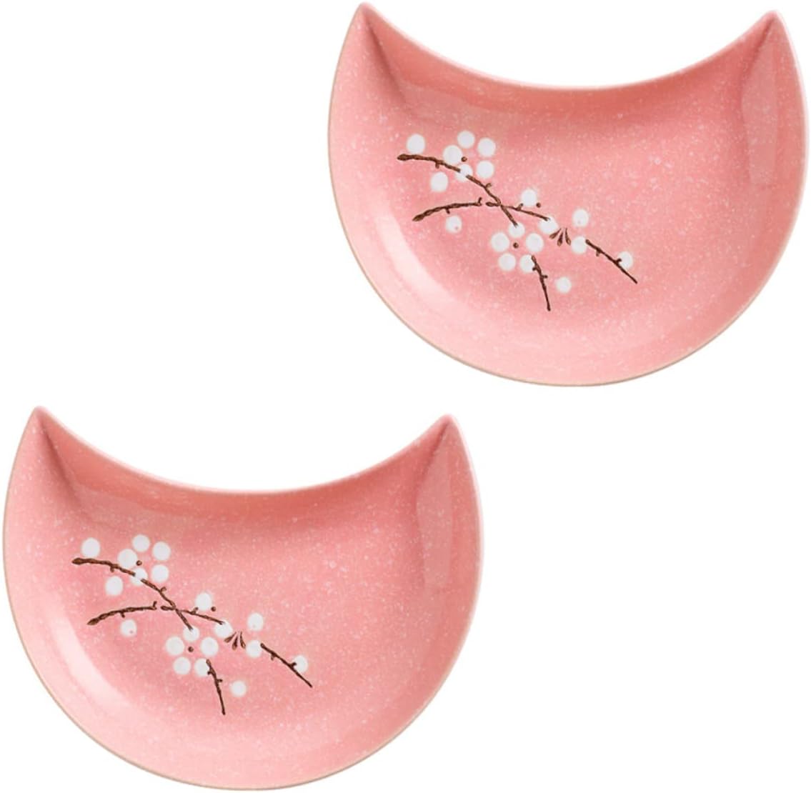 Ciieeo 2pcs Japanese Style Ceramic Sushi Plates Tray for Home Dining Practical Dish for Serving Sushi and Seafood Lightweight and Portable Serving Dish