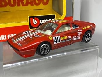 ブラーゴ　burago Ferrari GTO ミニカー 赤 garage-forza_bu36055r