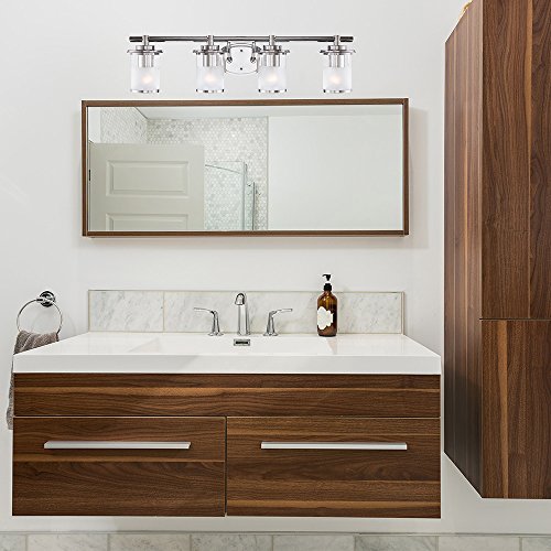 Designers Fountain 6694-Ch Essence 3 Bathroom Vanity Light Fixture, 32 In, Silver #TOP1